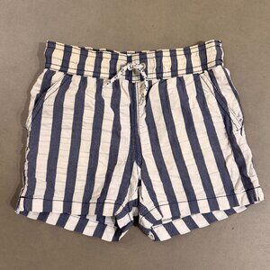 Janie and Jack Boys Swim Trunks Blue & White Stripe Classic Size 4